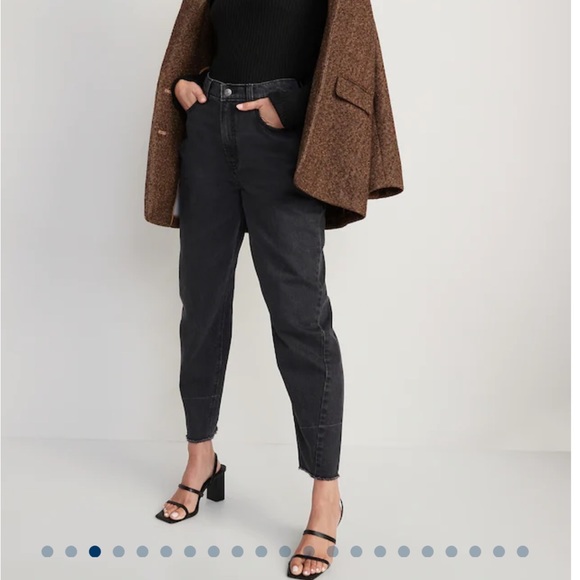 Old navy Fitted Cropped Square-Neck Rib-Knit Sweater 3X Plus Size Curvy - Picture 3 of 5